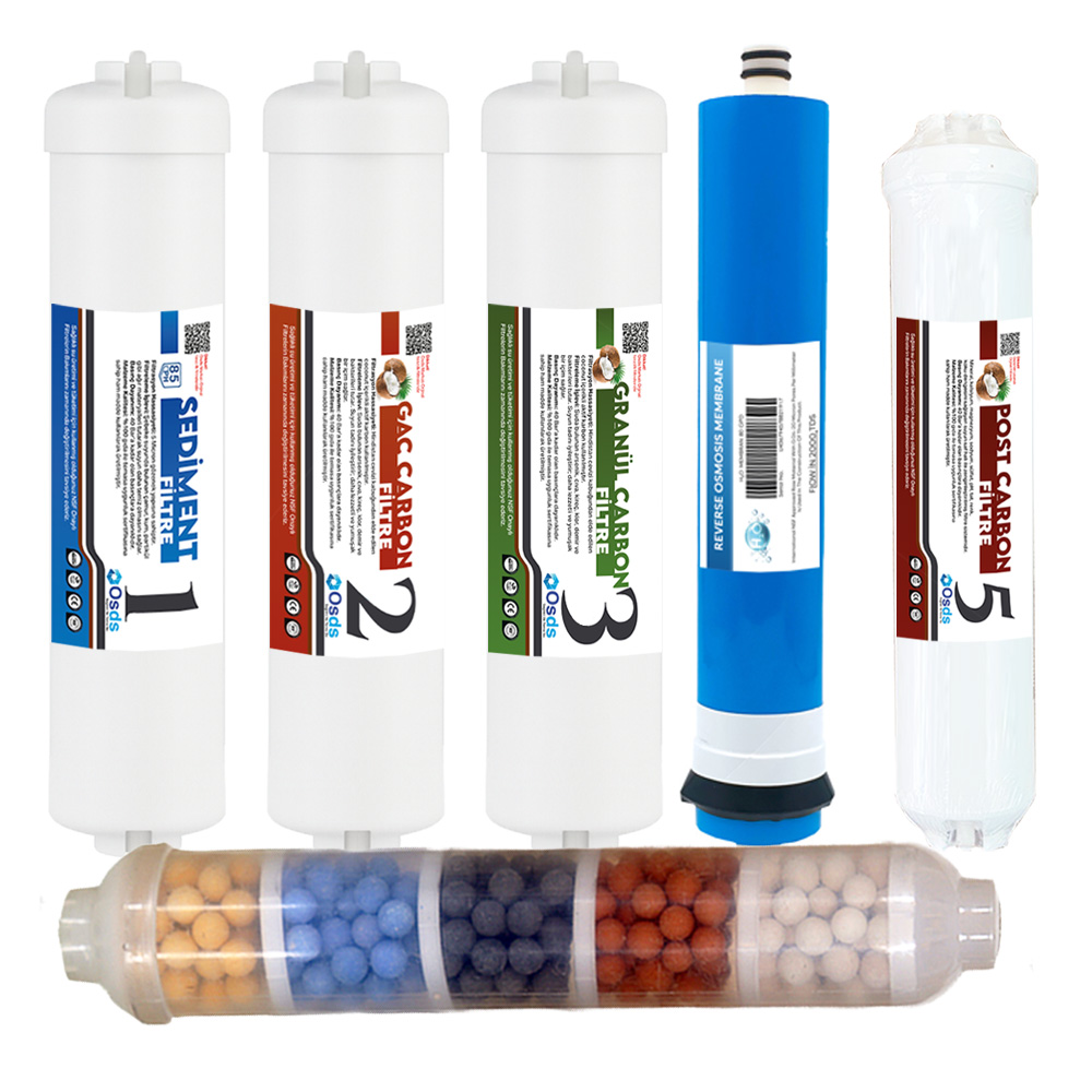 Osds İnline Tam Takım Filtre + Mineral Filtre