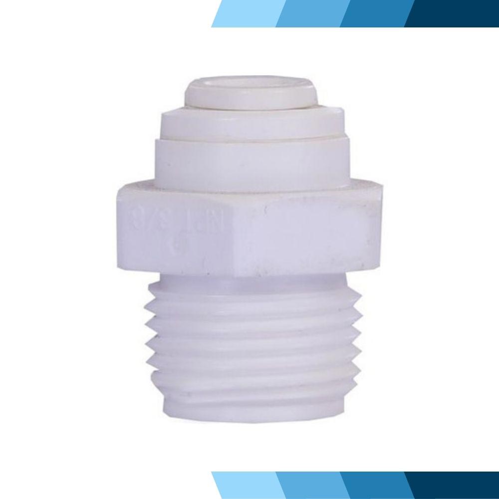 Su Arıtma Cihazı Filtre Bağlama Nipeli 3/8 Quick - 3/8 Dış Diş
